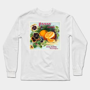 Pansy Brand crate label, 1885 - 1899 Long Sleeve T-Shirt